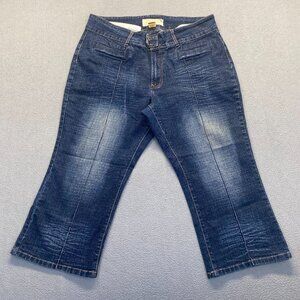 Neeso 2000 Capri Jeans Womens Size 18 Blue Stretch Basic  Crop